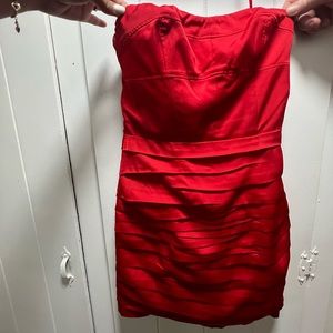 Express strapless dress